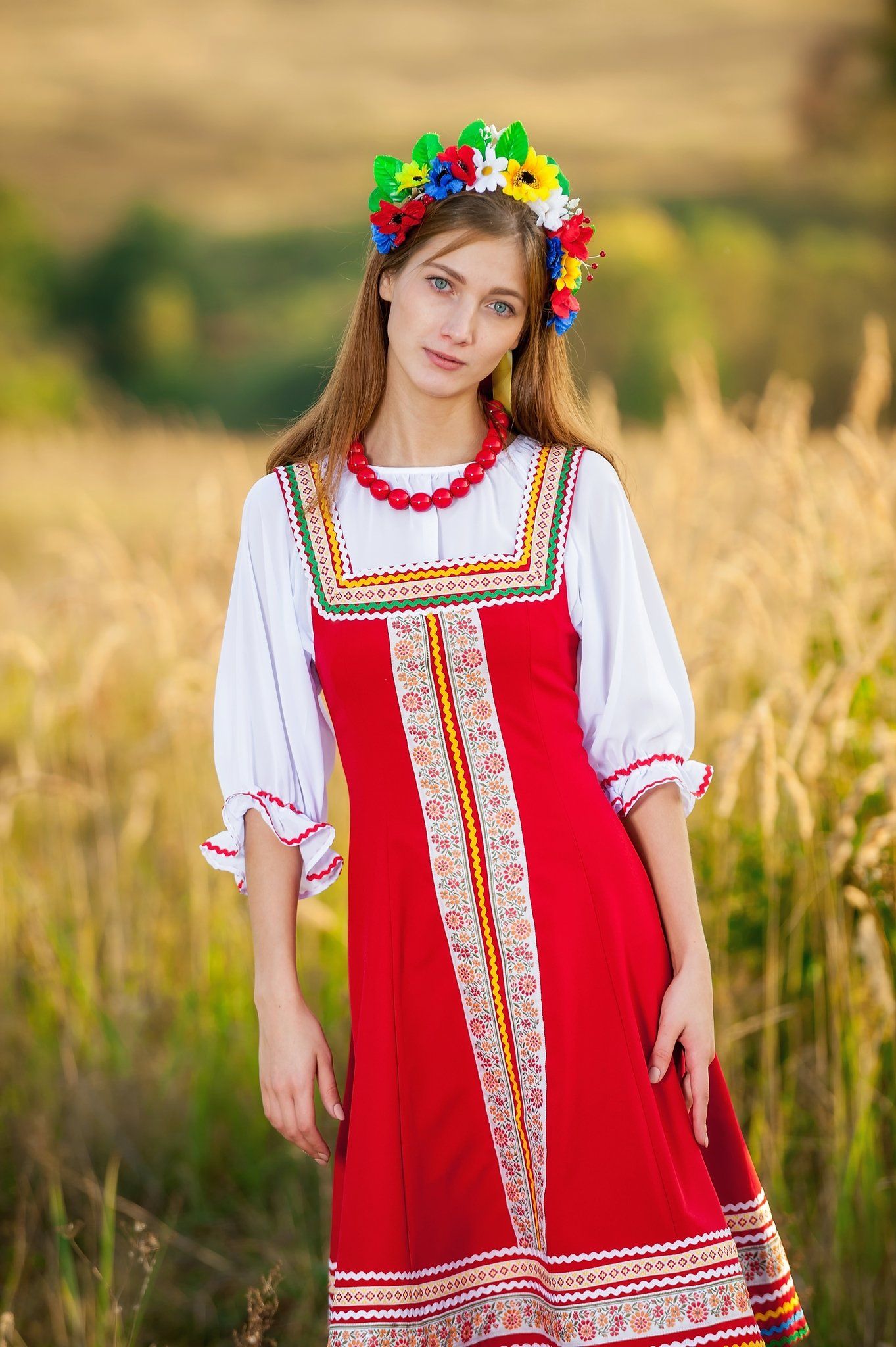 Women in Slavic costumes in Abidjan — step in, relax, and chat live